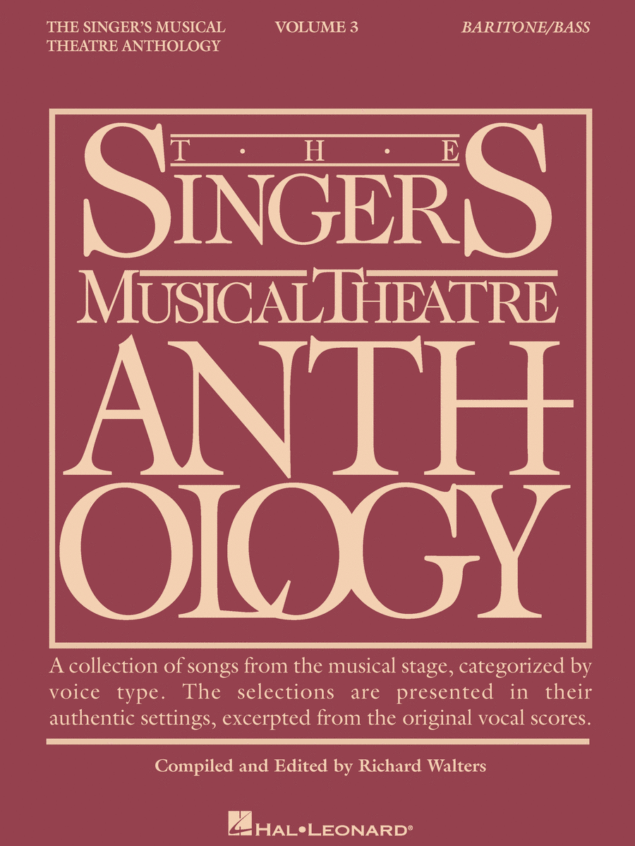 The Singer's Musical Theatre Anthology - Volume 3 - Baritone/Bass (Book only) Baritone Voice scores gallery preview page 1