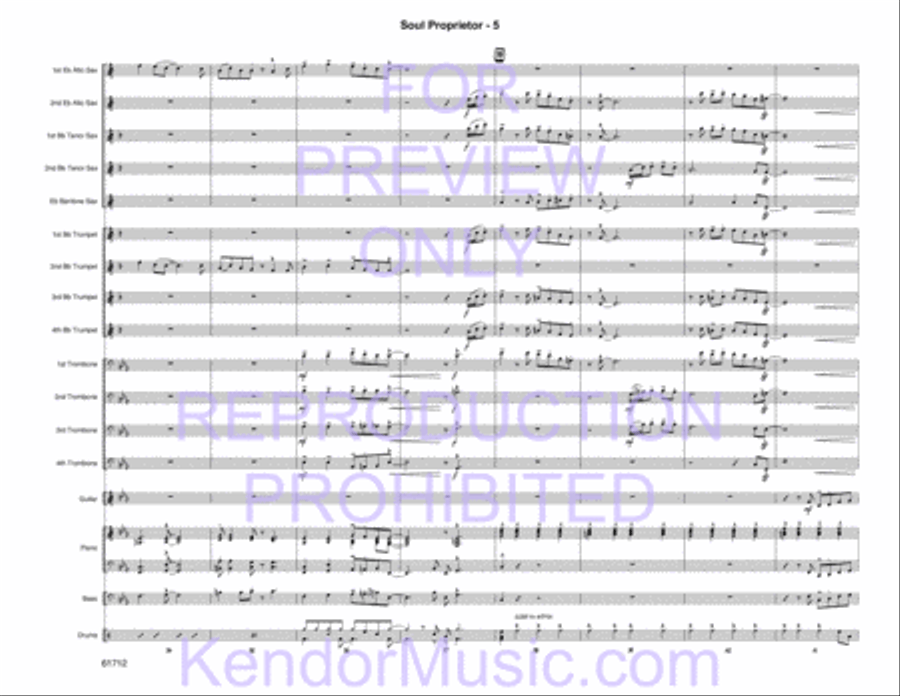 Soul Proprietor Soul Proprietor Jazz Ensemble scores gallery preview page 7