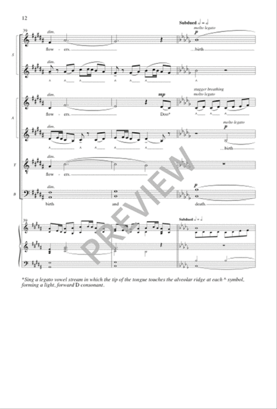 The Same Stream Divisi scores gallery preview page 13