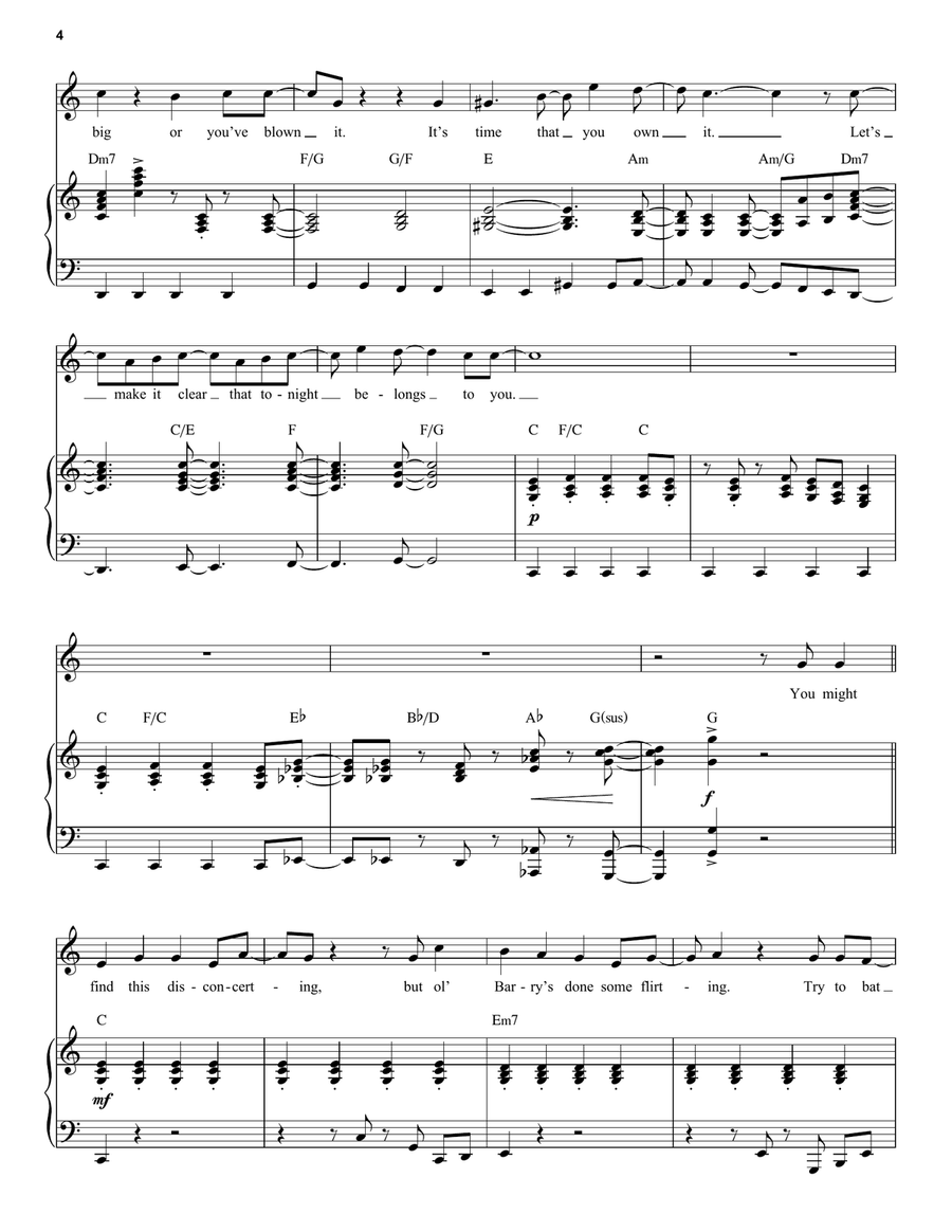 Tonight Belongs To You (from The Prom: A New Musical) Voice scores gallery preview page 4