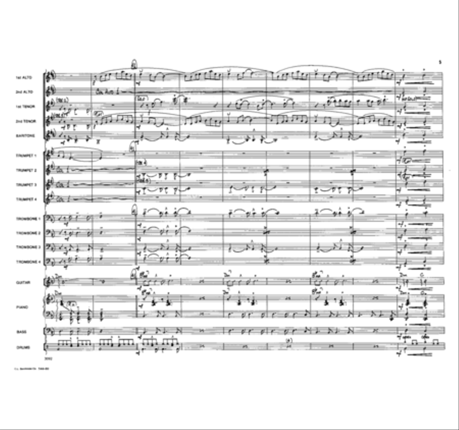Alien Alien Jazz Ensemble scores gallery preview page 6