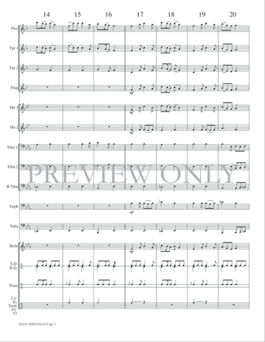 Glen and Galley Glen and Galley Small Ensemble scores gallery preview page 5