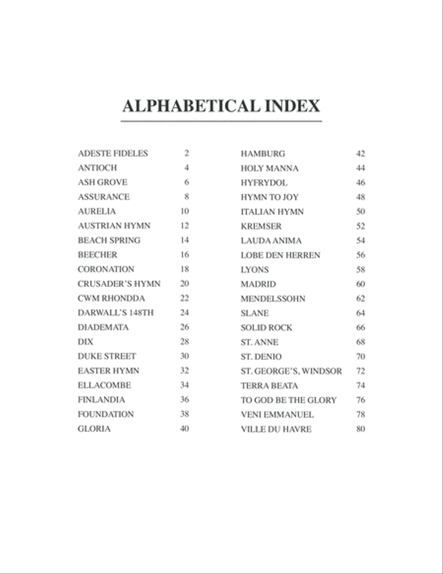 Hymns & Handbells: Easy Handbell Accomp. For Cong. Sing. 5-Octaves scores gallery preview page 4