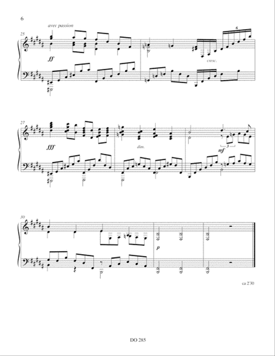 Pour mémoire de coeurps Piano Solo scores gallery preview page 6
