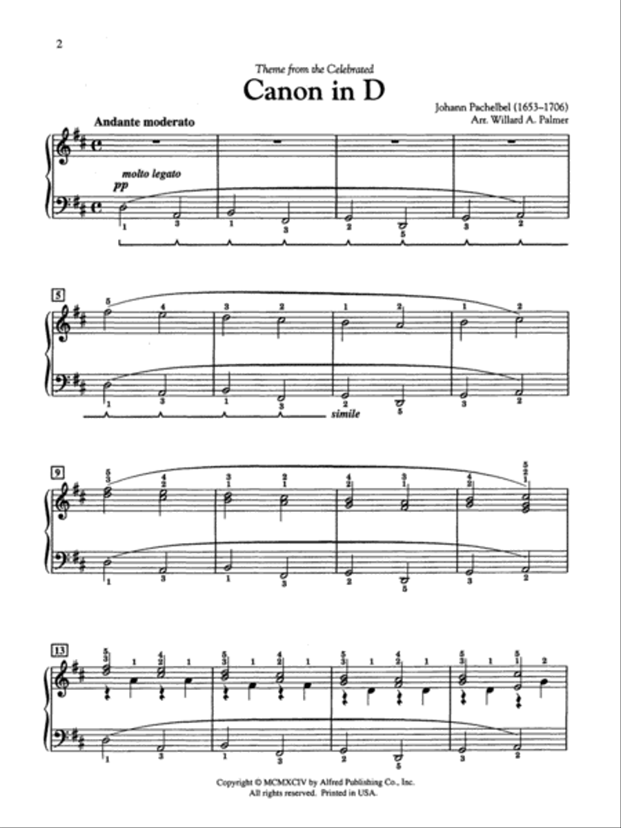 Canon in D Canon in D Small Ensemble scores gallery preview page 3