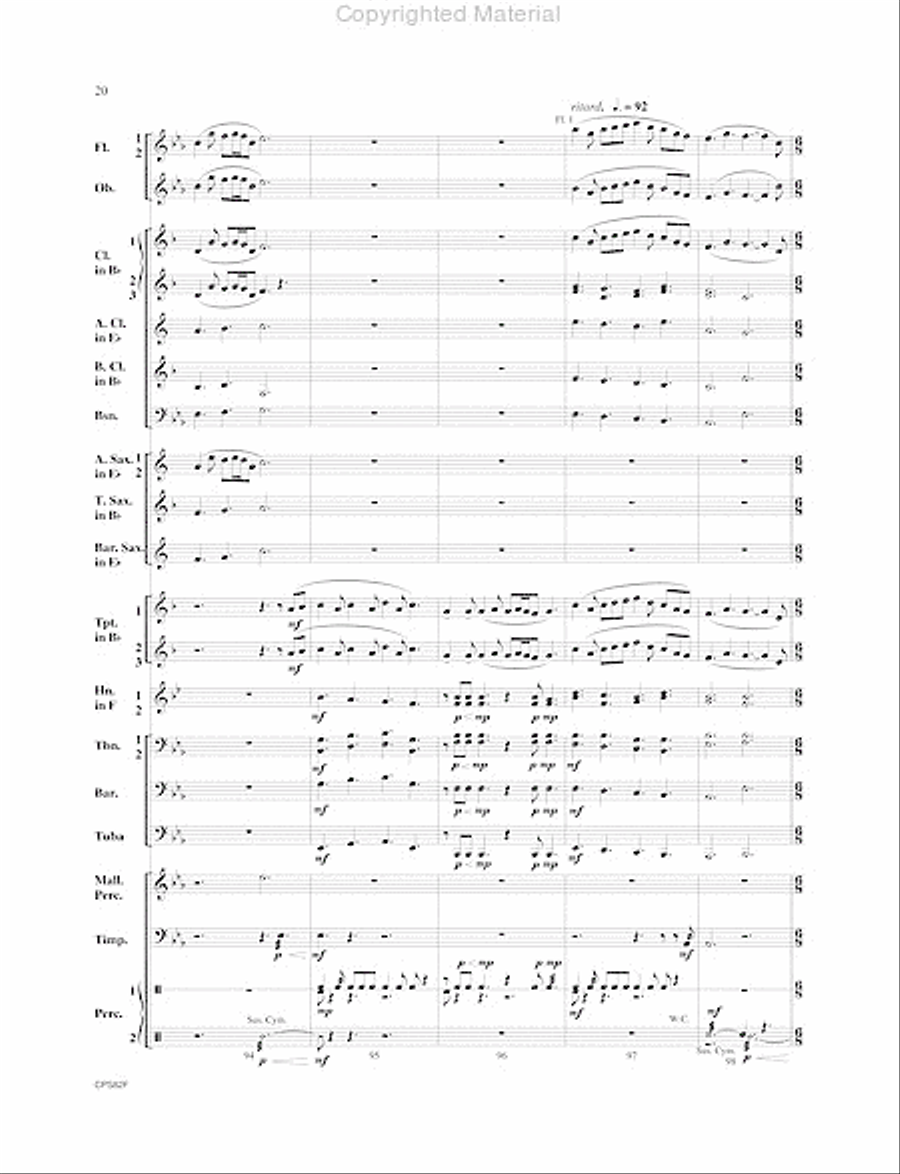 Highland Celebration Concert Band scores gallery preview page 21