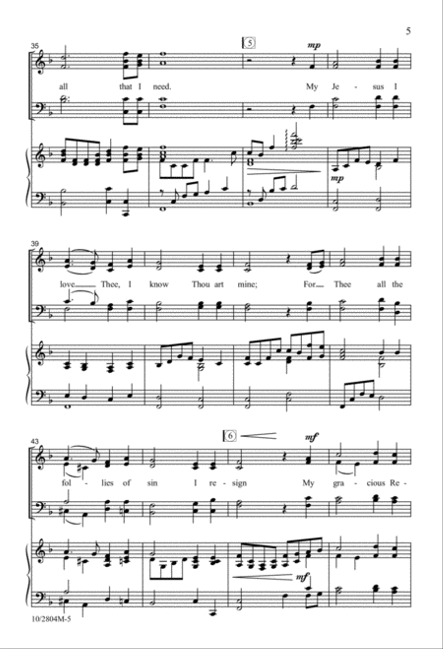 You Are All that I Need You Are All that I Need 4-Part scores gallery preview page 5