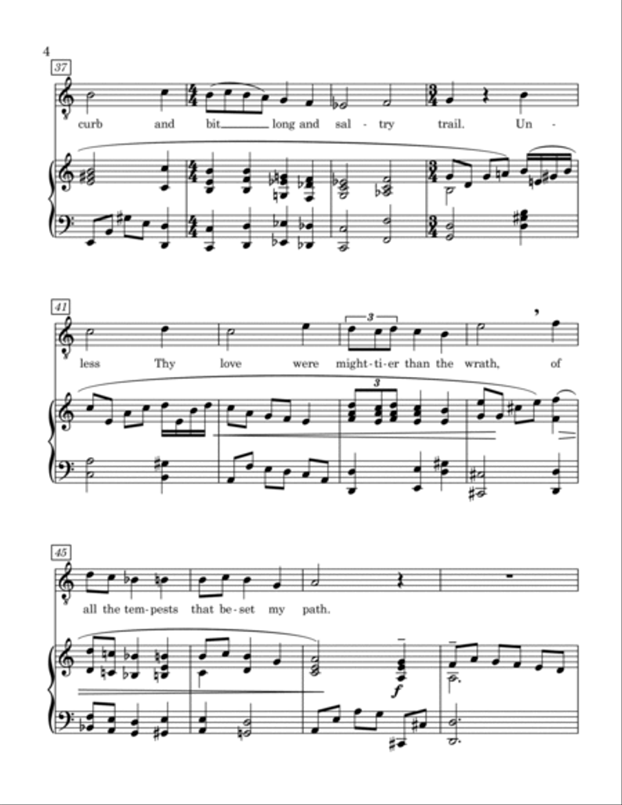 O God, Thy Sea Is so Great and My Boat Is so Small. Tenor Voice scores gallery preview page 4
