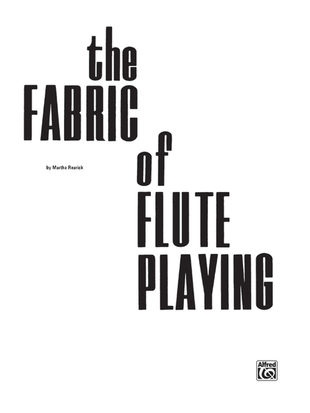 Fabric Of Flute Playing