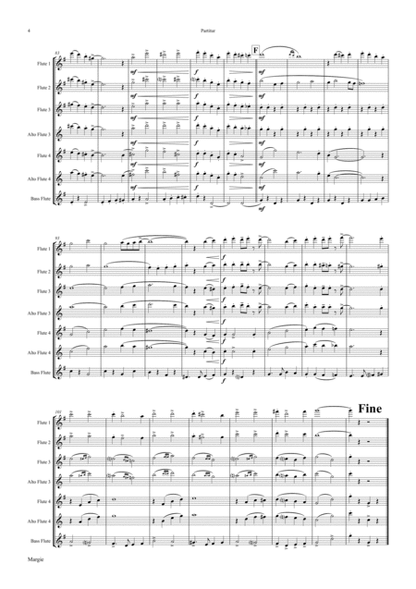 Margie - Dixieland Classic - Flute Quintet - F