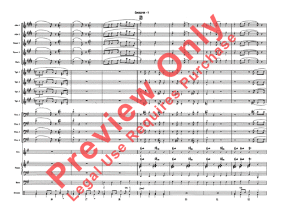 Sing, Sing, Sing Jazz Ensemble scores gallery preview page 6