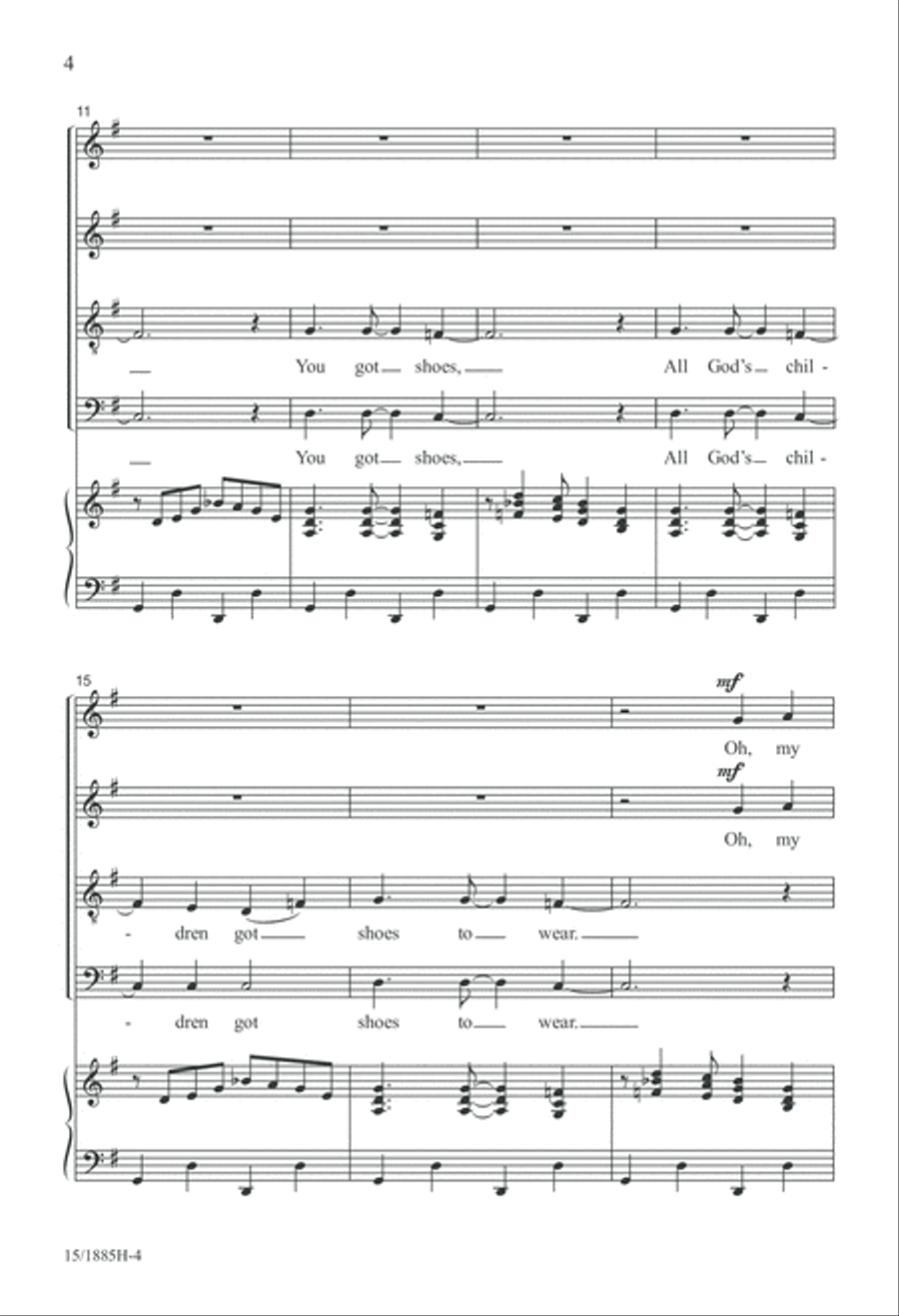 Walk the Streets of Gold Walk the Streets of Gold 4-Part scores gallery preview page 3