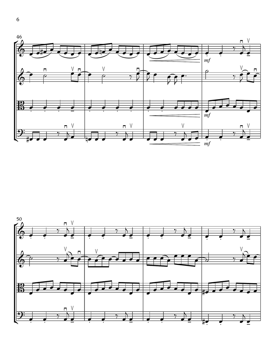 I Write Sins Not Tragedies String Quartet scores gallery preview page 6