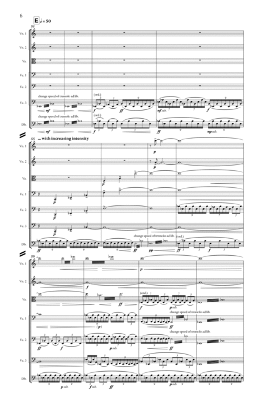 'Re-Creation' String Orchestra scores gallery preview page 6