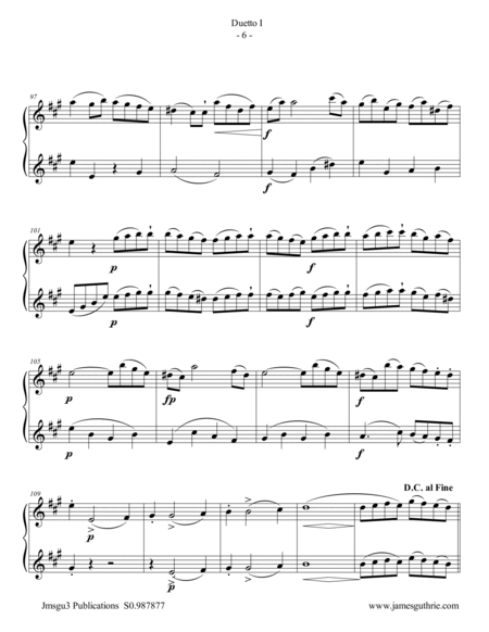 Stamitz: Duet Op. 27 No. 2 for Oboe Duo image number null
