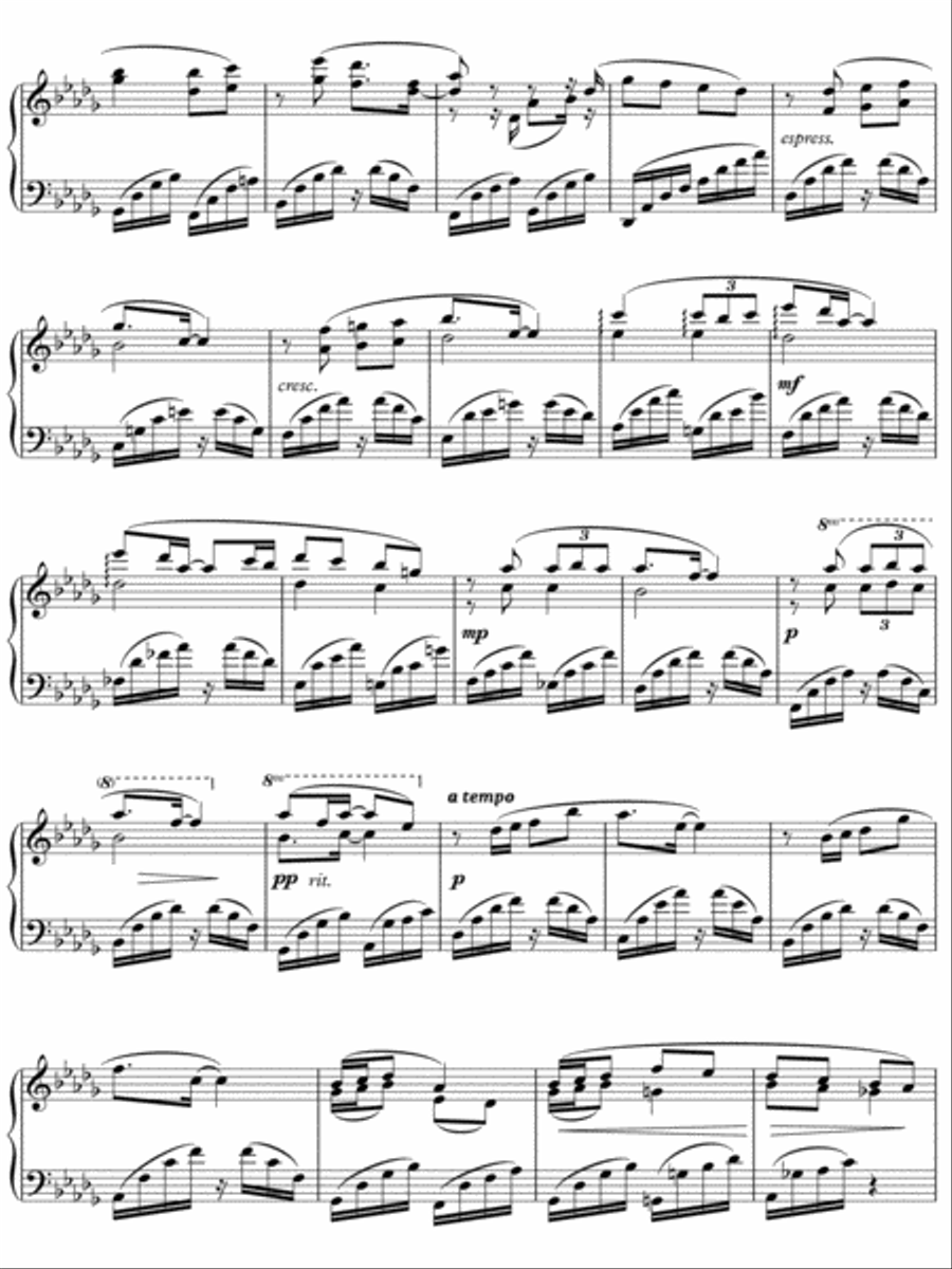 Song Without Words (in Des) Piano Method scores gallery preview page 2