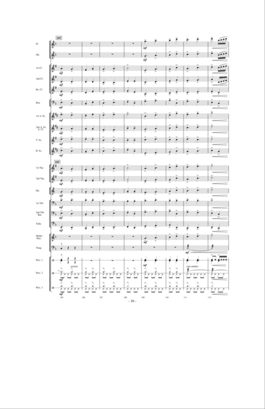 Velocity Concert Band scores gallery preview page 15