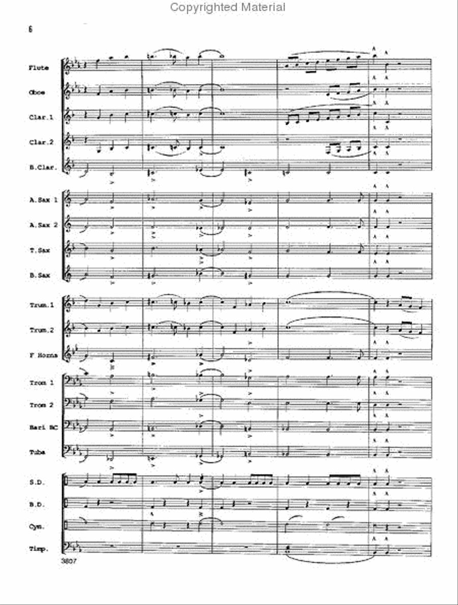 Amarado Amarado Concert Band scores gallery preview page 5