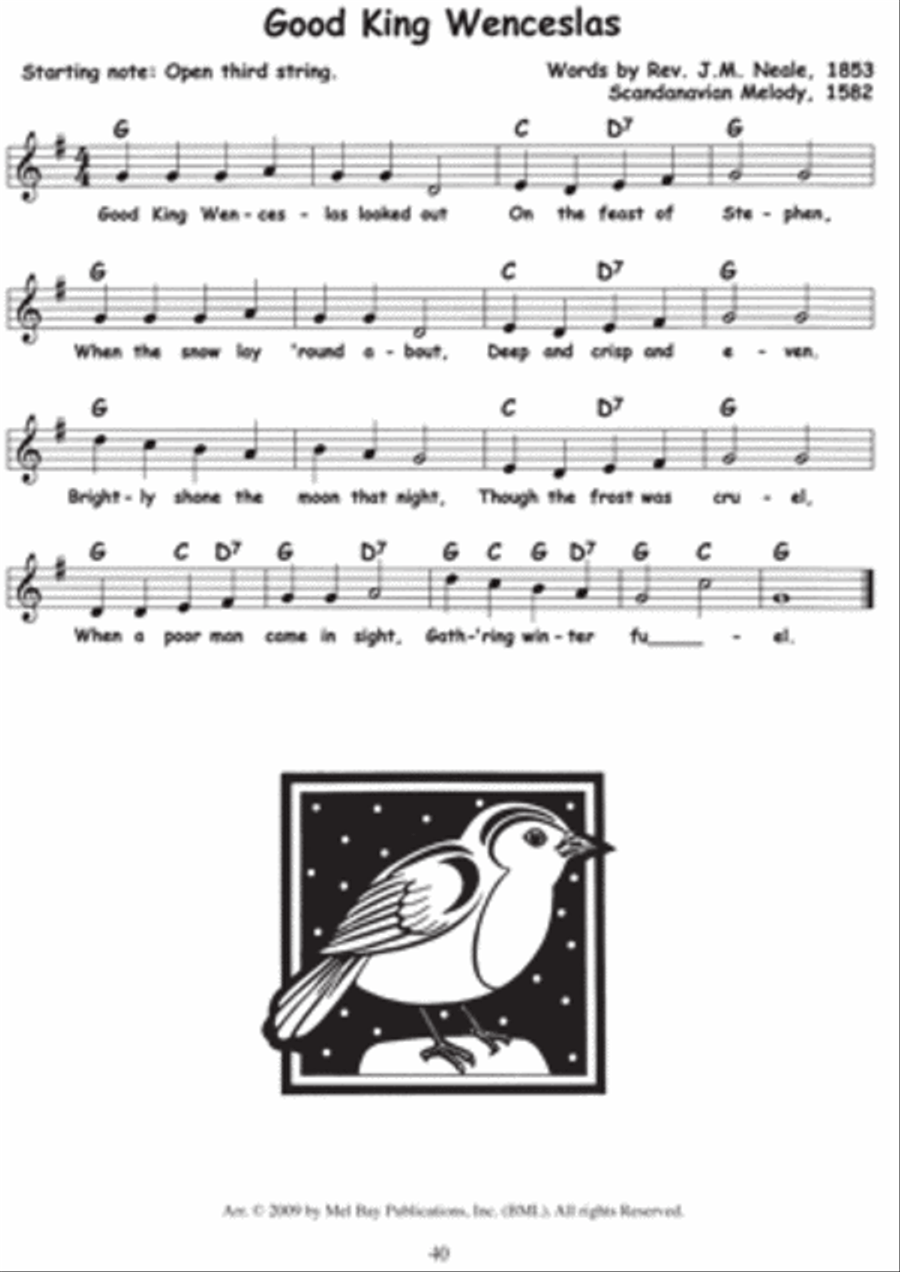 50 Three-Chord Christmas Songs for Guitar, Banjo & Uke 5-String Banjo scores gallery preview page 3