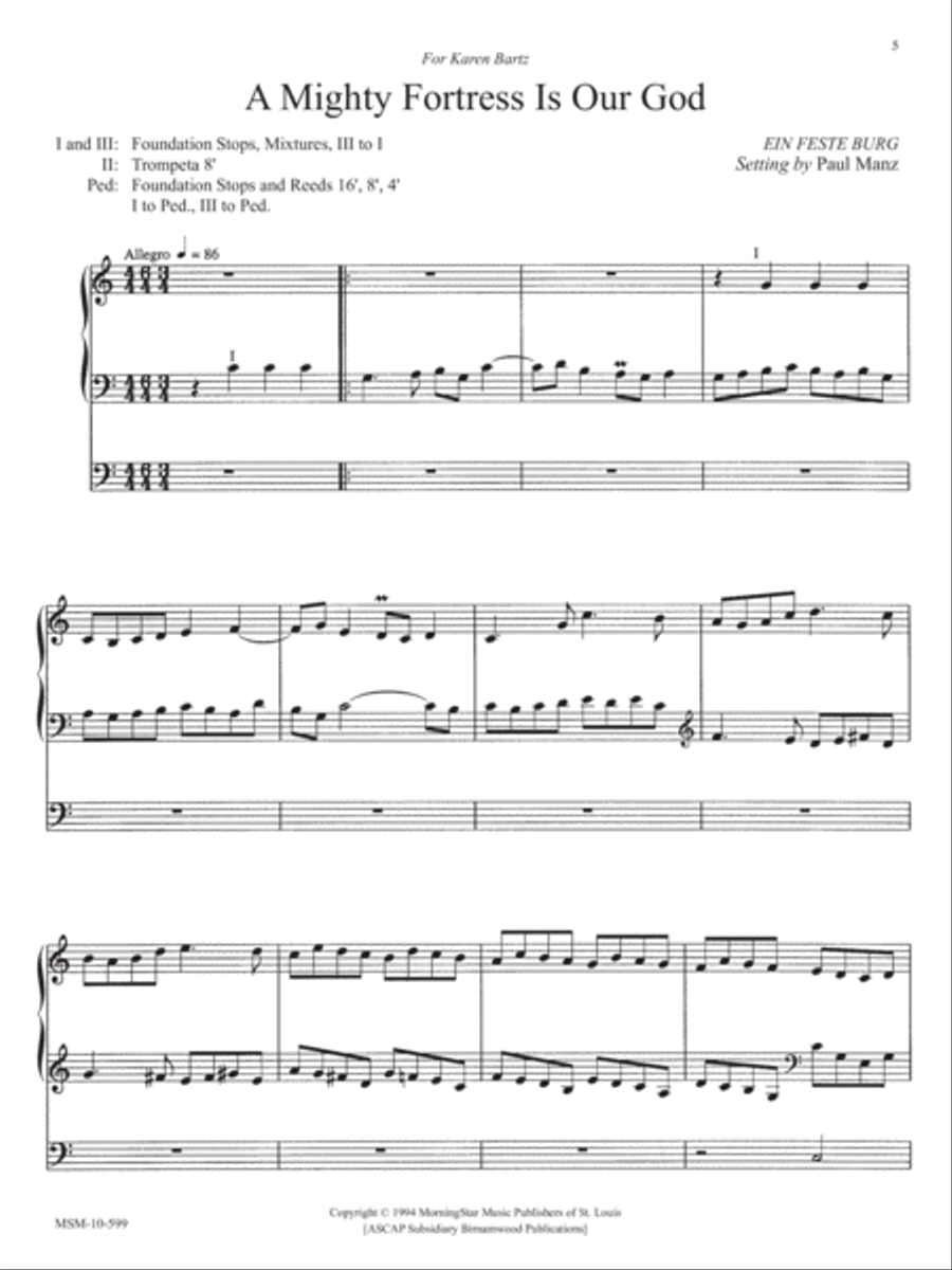 God of Grace Organ scores gallery preview page 5