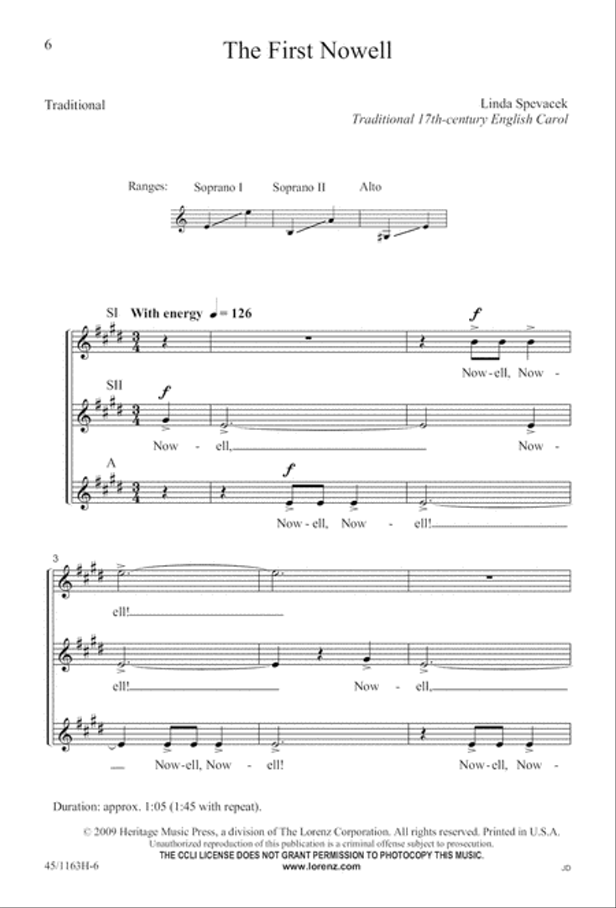 A-Caroling We Go! SSA scores gallery preview page 6