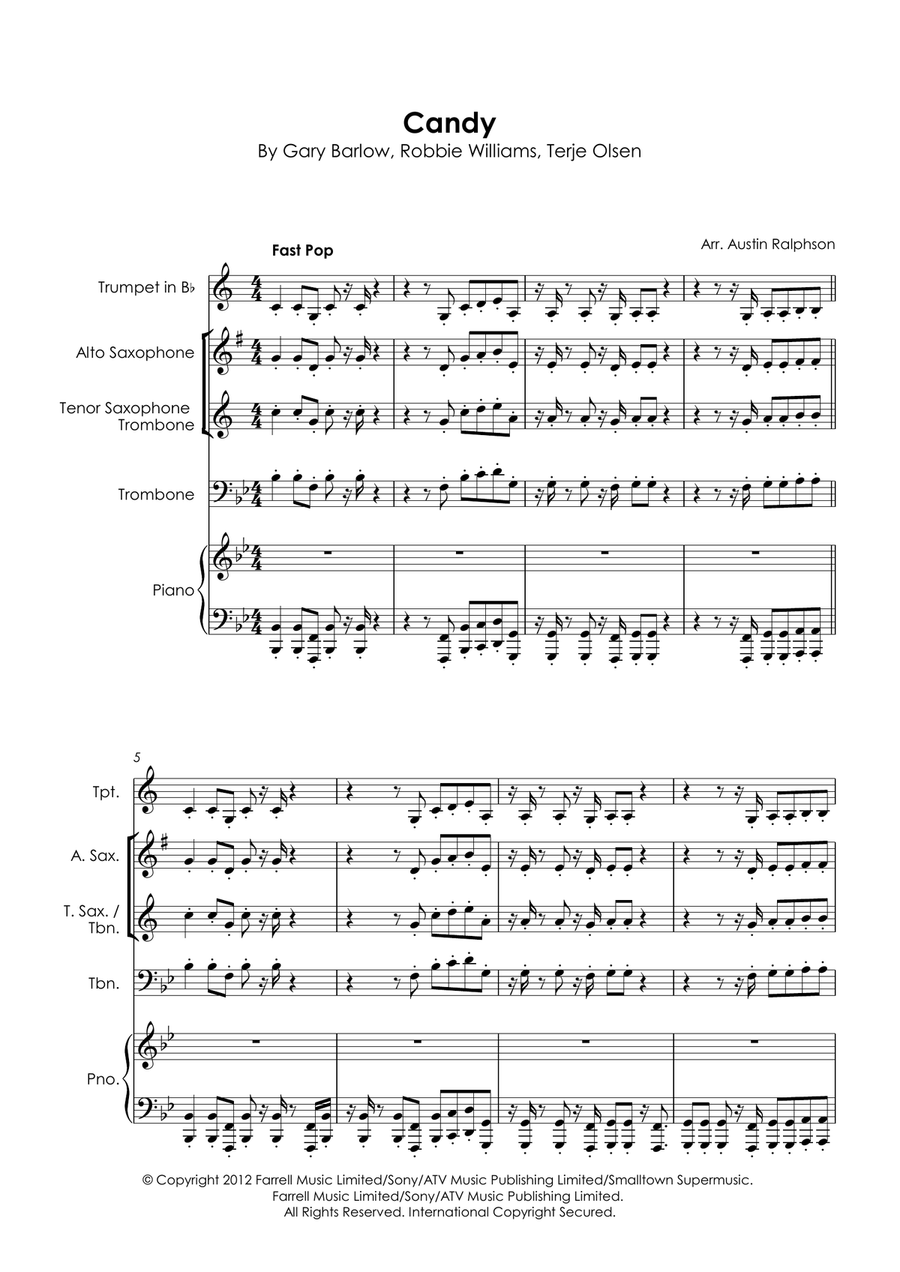 Candy Small Ensemble scores gallery preview page 3