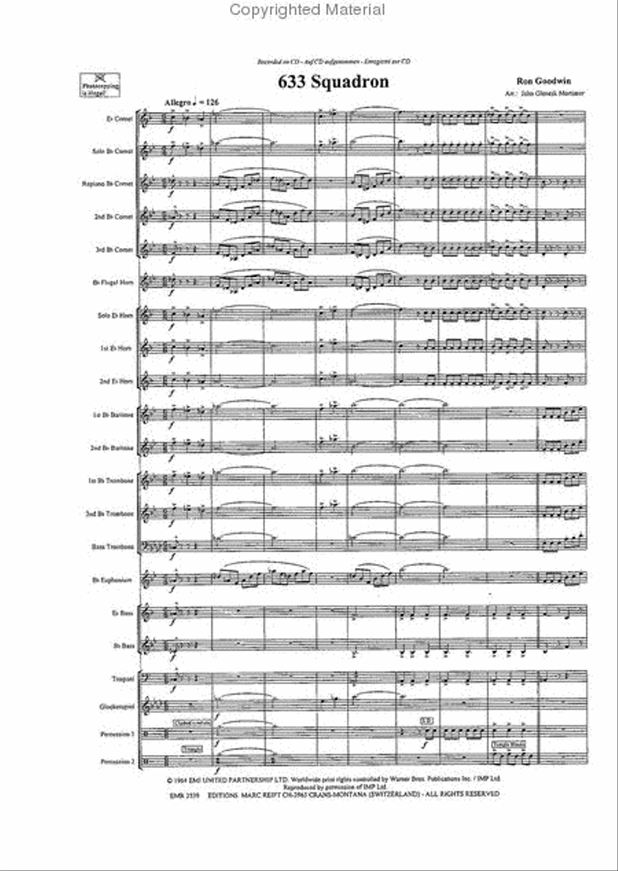 633 Squadron Brass Band scores gallery preview page 3
