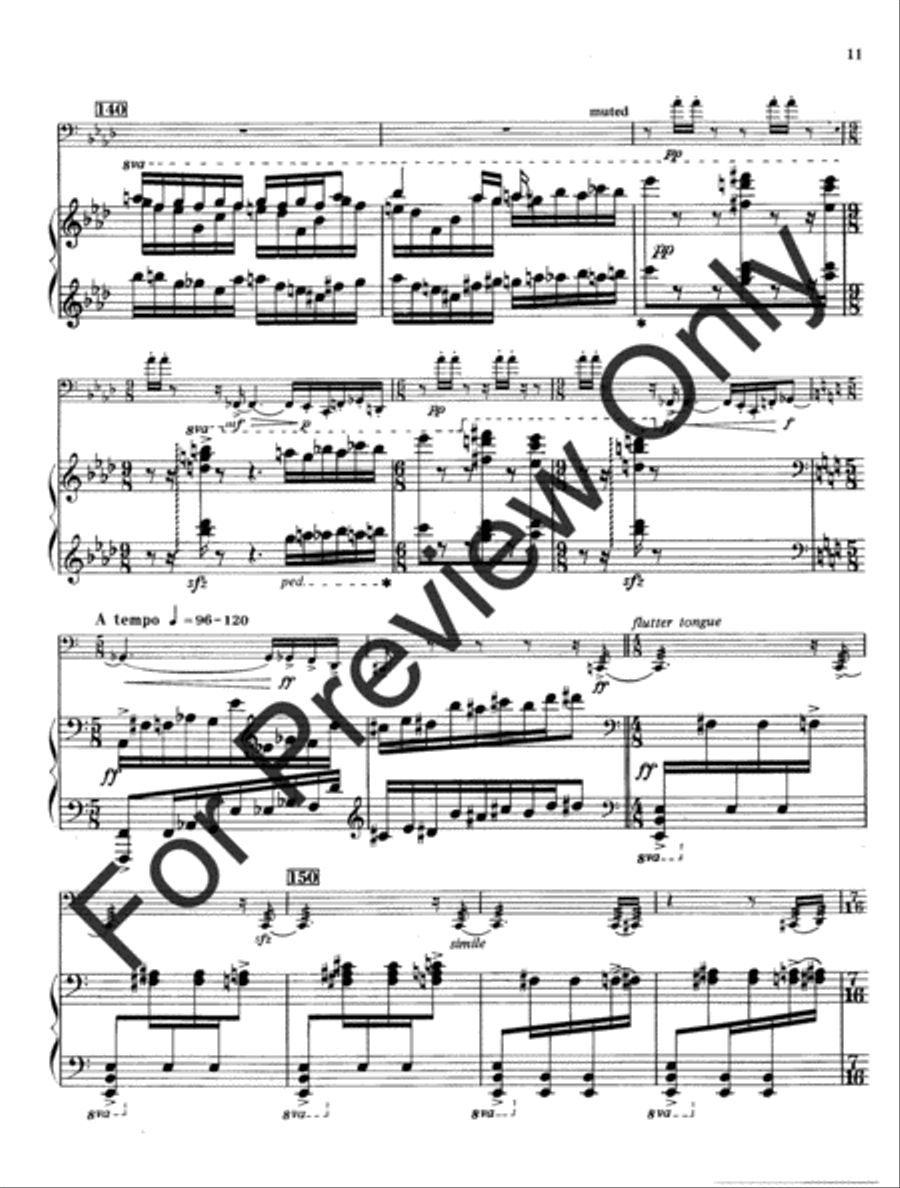 Duo Duo Tuba scores gallery preview page 14