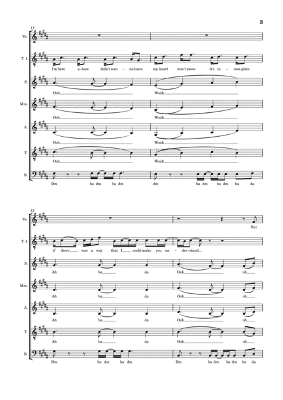 No Air Divisi scores gallery preview page 3