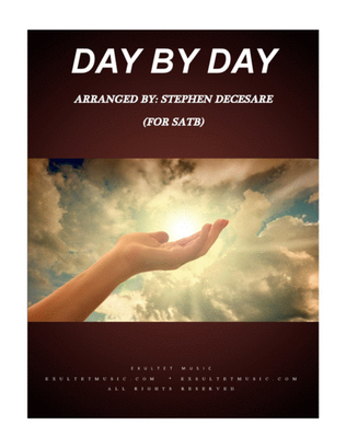 Book cover for Day By Day (for SATB)