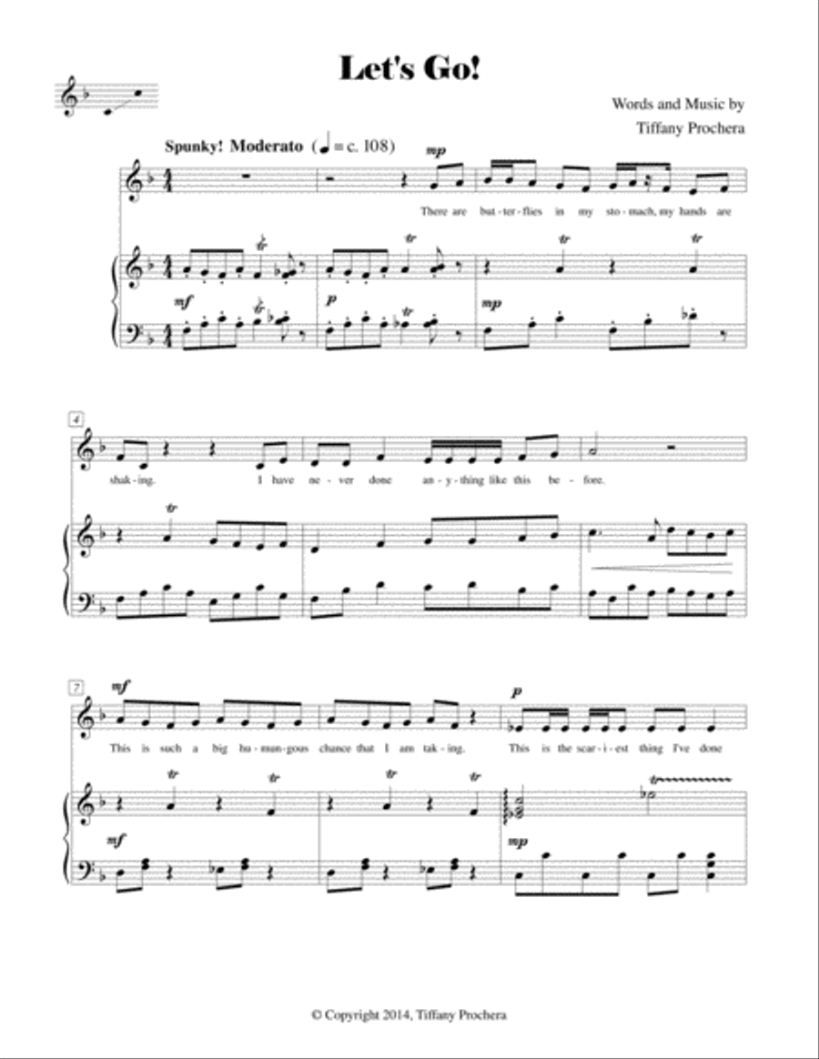 Let's Go - From Brain Freezes and Seven More Super Reasons To Sing A Silly Song Voice Solo scores gallery preview page 2