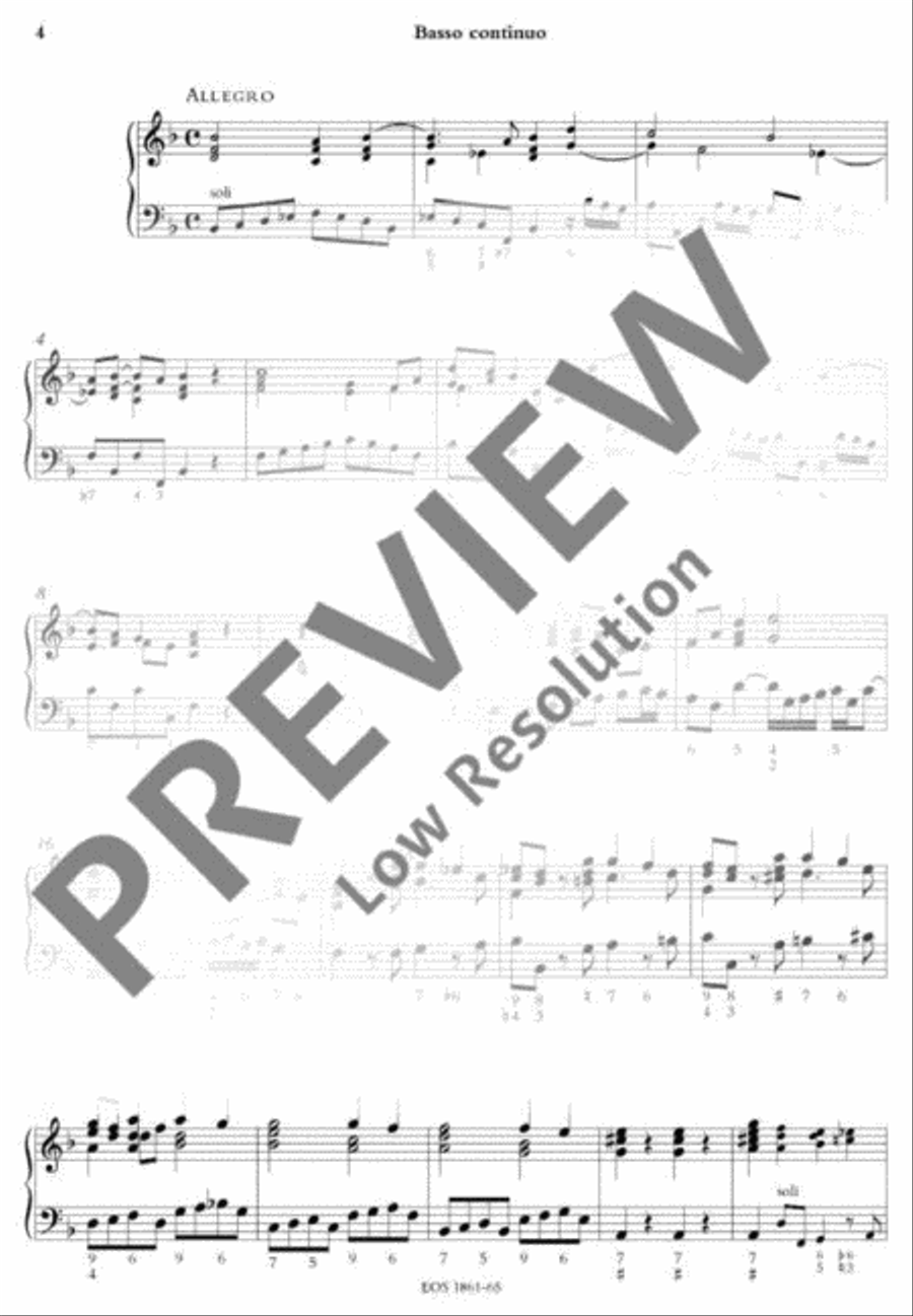 Concerto Grosso Concerto Grosso Basso Continuo scores gallery preview page 3