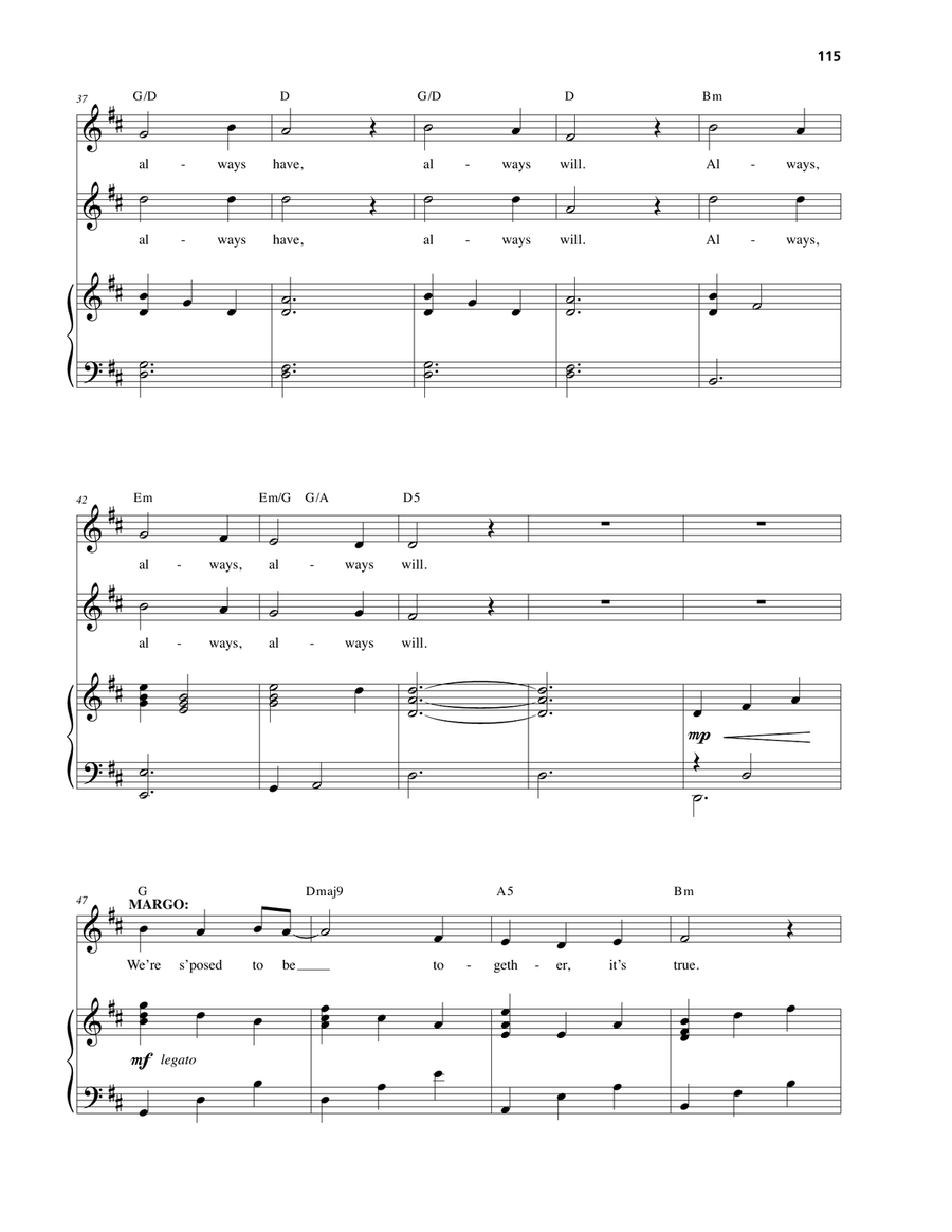 Always Will Voice scores gallery preview page 3