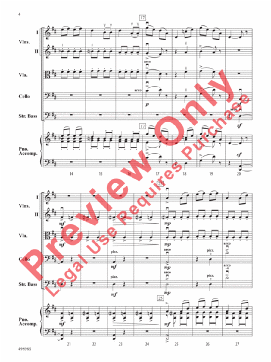 Danse Danse String Orchestra scores gallery preview page 5