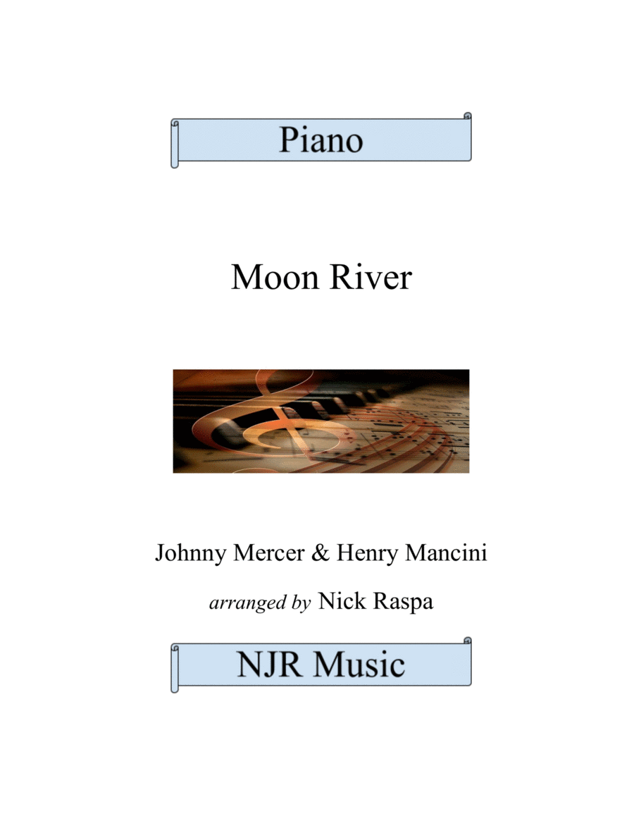 Moon River Piano Solo scores gallery preview page 1