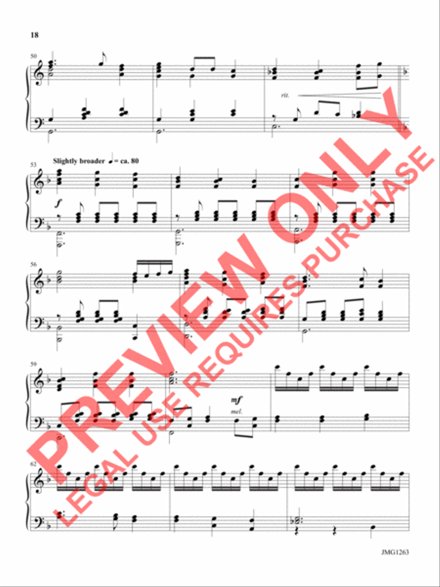 A Peaceful Noel Piano Solo scores gallery preview page 16