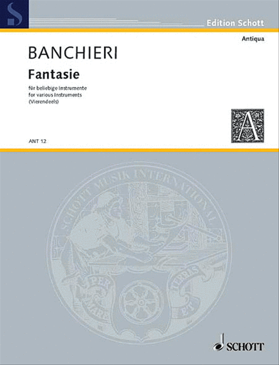Fantasie overo canzoni alla francese 4-Part scores gallery preview page 1