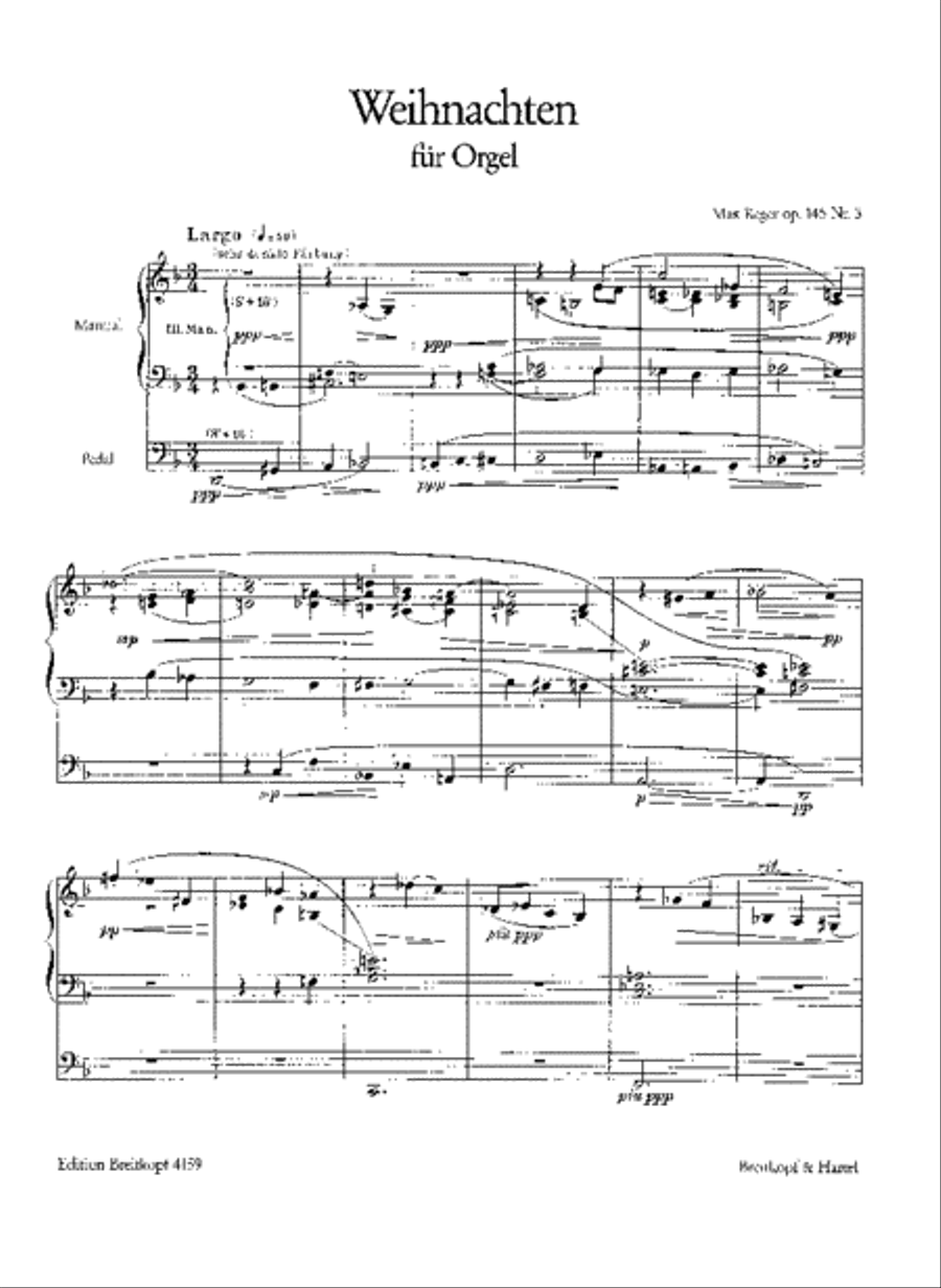 Christmas Op. 145/3 Organ scores gallery preview page 2