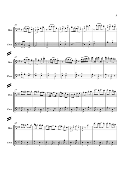 Barton Cummings: Tiny Tunes for bassoon and contrabassoon