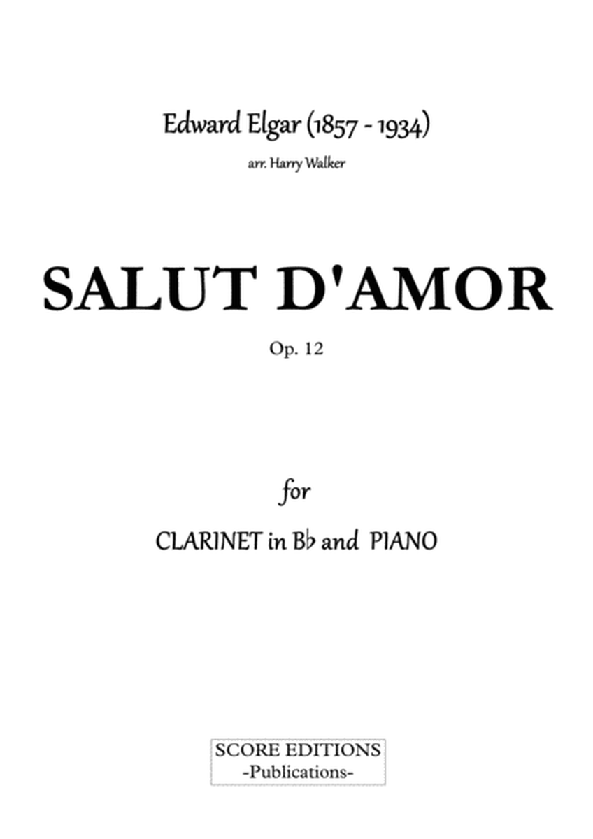 Salut D' Amour (for Clarinet in Bb and Piano) image number null