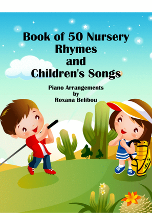 Book cover for 50 Nursery Rhymes and Children Songs Sheet Collection Easy Piano