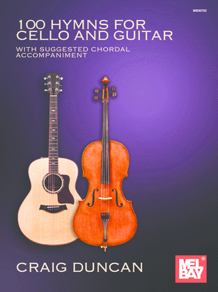 Book cover for 100 Hymns for Cello and Guitar