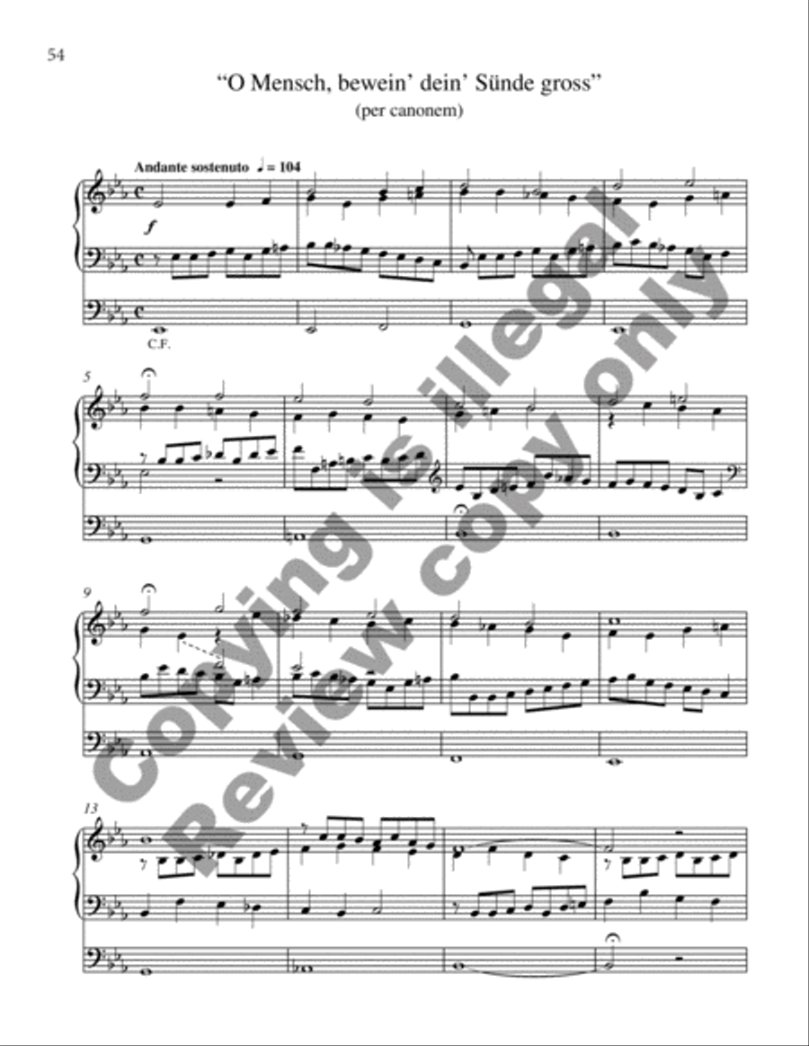 38 Chorals 38 Chorals Organ scores gallery preview page 19
