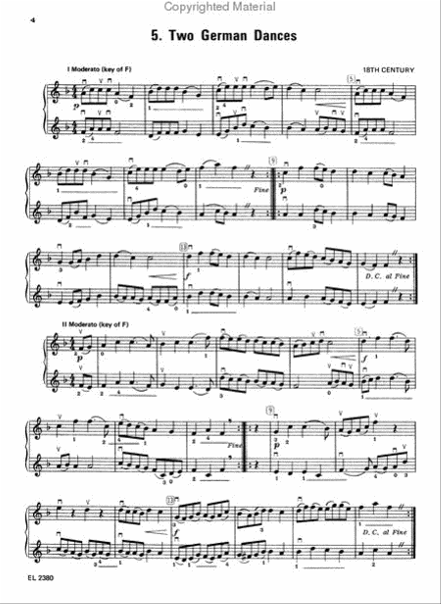 Chamber Music for Two String Instruments, Book 2 Chamber Orchestra scores gallery preview page 3