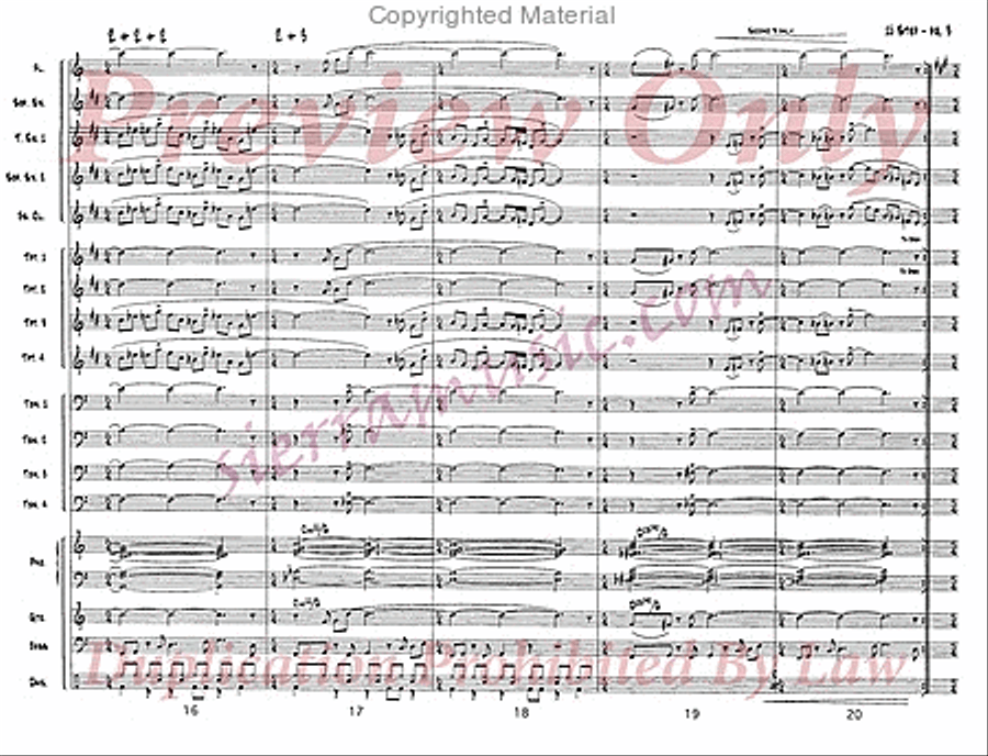 Boop Boo Be Doop Boop Boo Be Doop Jazz Ensemble scores gallery preview page 4