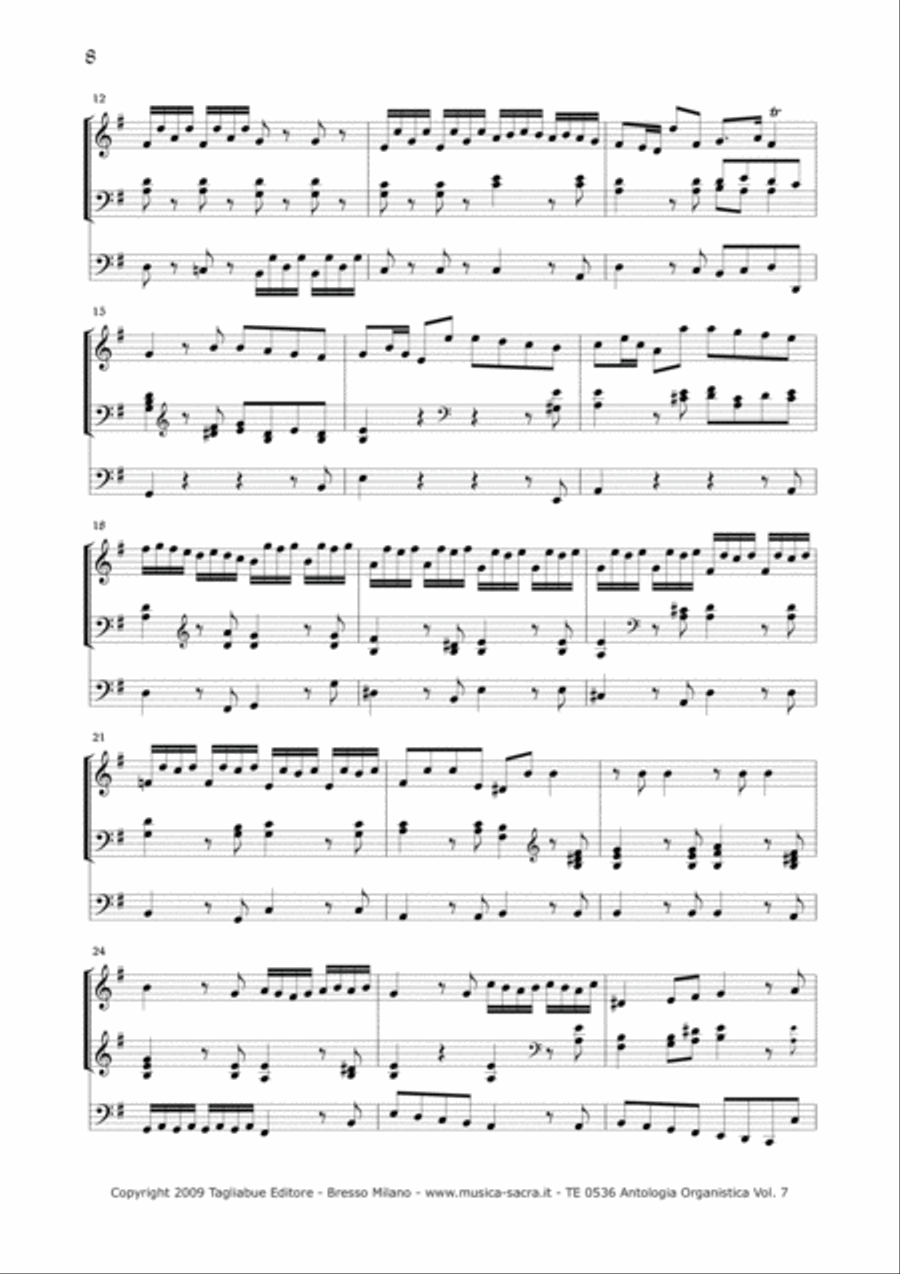 ANTHOLOGY OF ORGAN MASTERPIECES - 7th Volume (of 10) - look at the list of songs inside Organ Solo scores gallery preview page 6