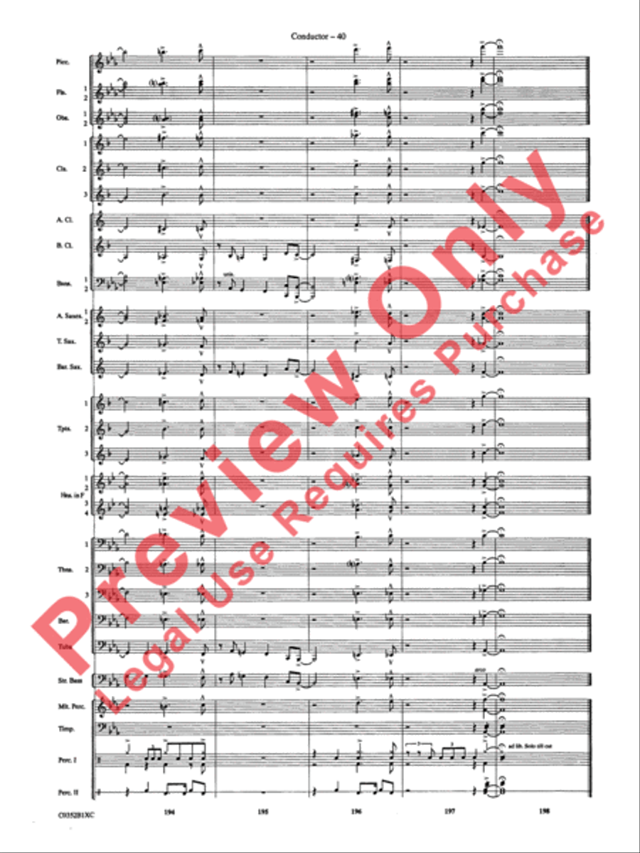 Duke Ellington! Duke Ellington! Concert Band scores gallery preview page 43
