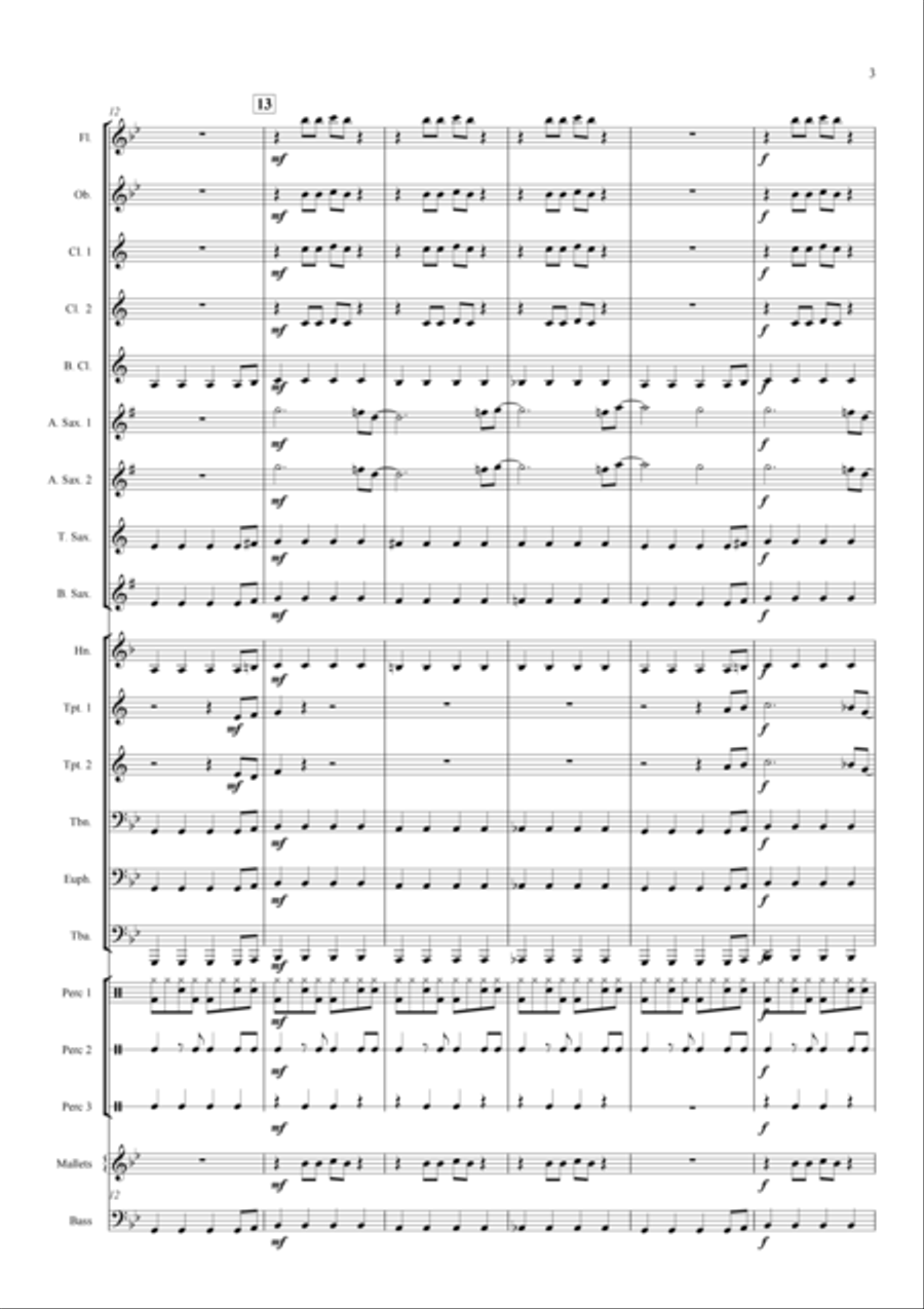Rocket Science - Concert Band Concert Band scores gallery preview page 4