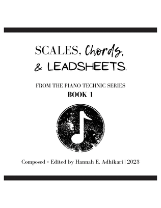 Book cover for Scales, Chords, and Leadsheets. Book 1