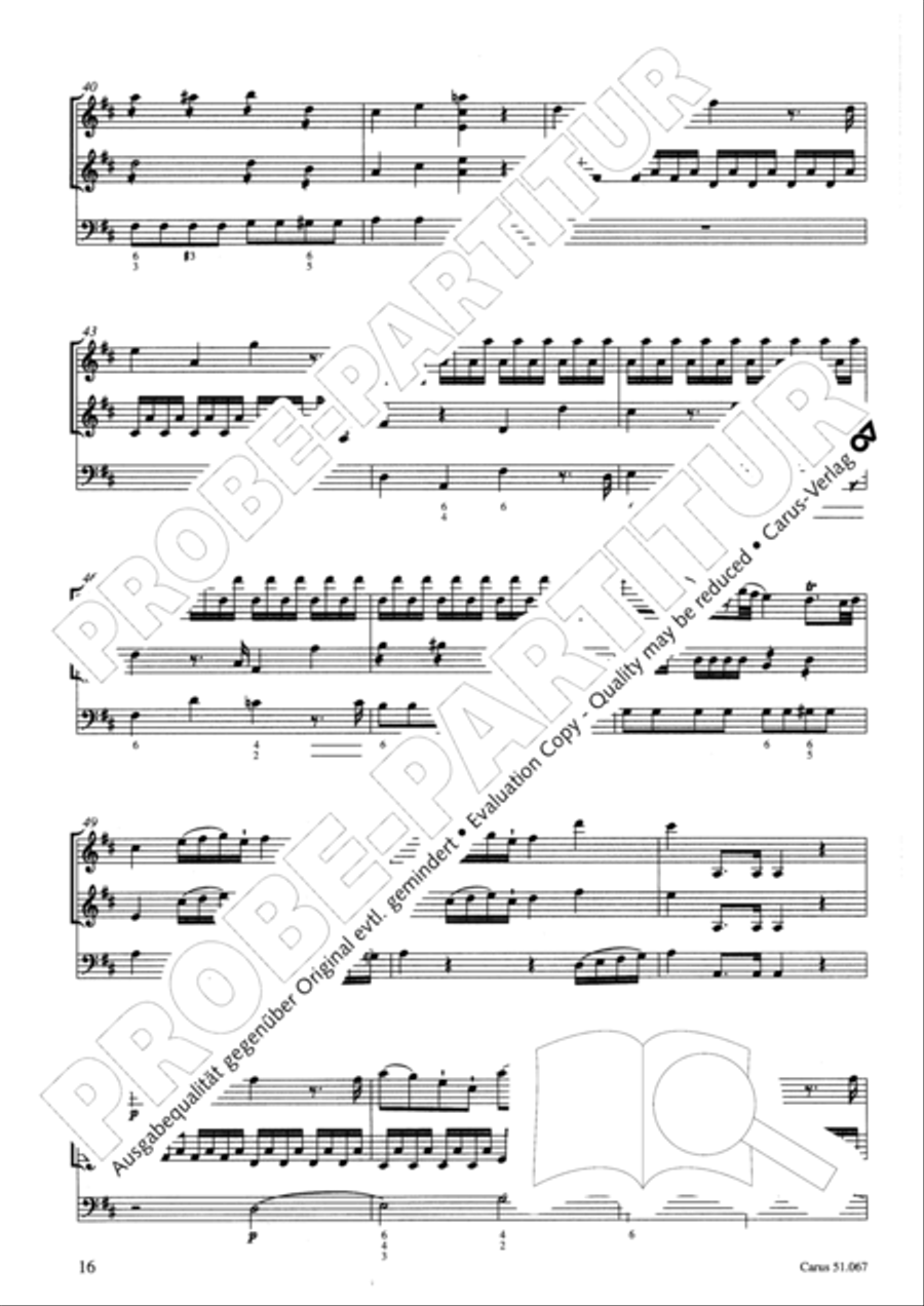 Church Sonatas Collection / Songbook scores gallery preview page 17